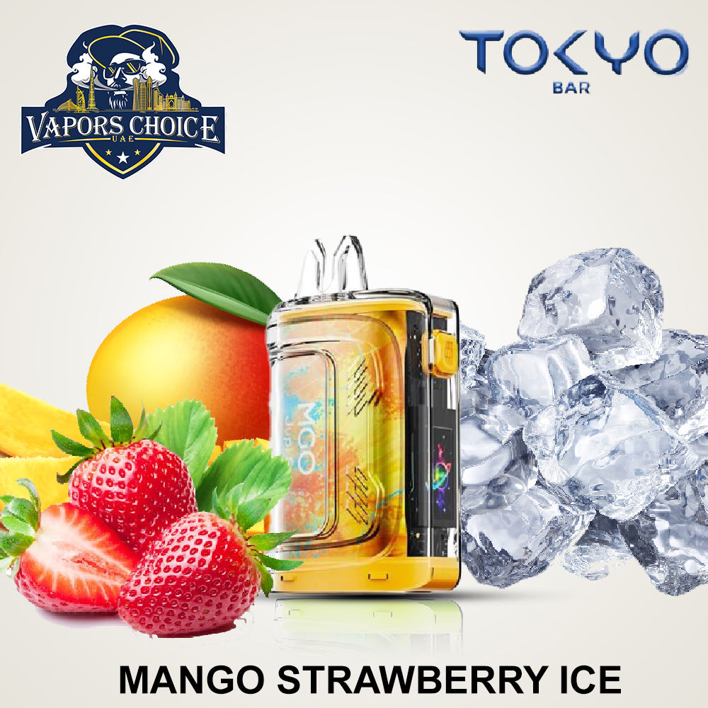 TOKYO BAR 20000 Puffs (50mg) - Disposable Vape Mango Strawberry Ice UAE Abu Dhabi & Dubai
